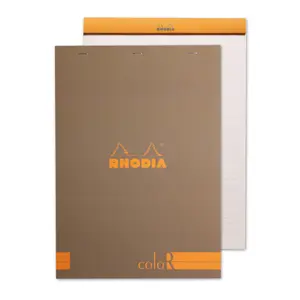 Blocco note a righe da 70 fogli con punti metallici Rhodia N°18 image-1