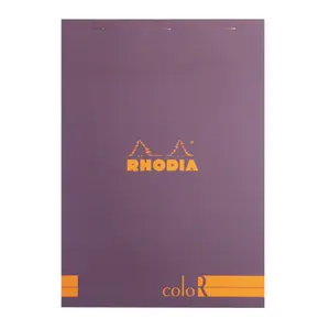 Blocco note a righe da 70 fogli con punti metallici Rhodia N°18 image-0