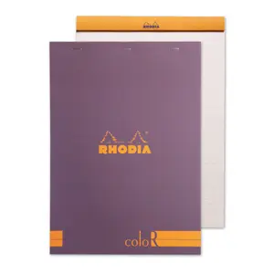 Blocco note a righe da 70 fogli con punti metallici Rhodia N°18 image-1
