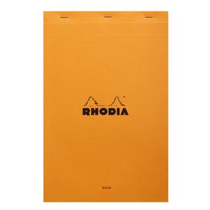 Notizblock mit Heftklammern 80 Blatt uni Rhodia N°19