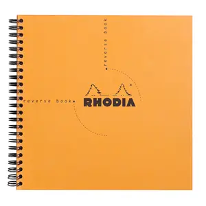 Zápisník s pevnou vazbou 160 stránek malých čtverečků na odtržení Rhodia Classic image-0