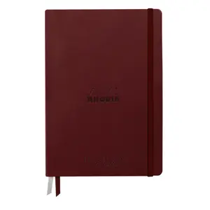 Quaderno rilegato 100 pagine con elastico rigido Rhodia goalbook Creation image-0