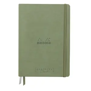 Carnet rembordé 100 pages avec élastique rigide Rhodia goalbook Creation image-0