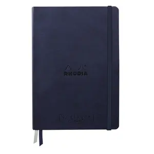 Carnet rembordé 100 pages avec élastique rigide Rhodia goalbook Creation image-0