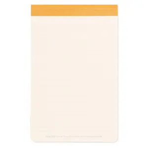 Bloc-notes rembordé rigide 192 pages ligné microperforé papier ivoire, fermeture élastique Rhodia image-1