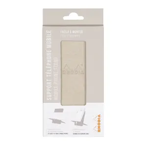 Supporto per telefono mobile in similpelle italiana Rhodia Rhodiarama image-2