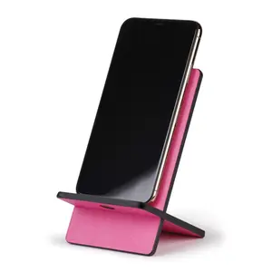 Steun smartphone van Italiaans kunstleer Rhodia Rhodia image-1