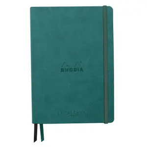 Quaderno rilegato 160 pagine con elastico rigido Rhodia goalbook Creation image-0