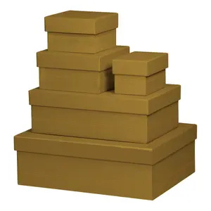 Italian faux leather nesting boxes Rhodia Rhodiarama (x5) image-0