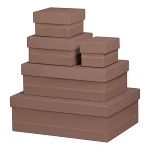 Italian faux leather nesting boxes Rhodia Rhodiarama (x5) image-0