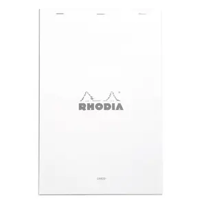 80 vel gelinieerd notitieblok met marge Rhodia N°19 image-0