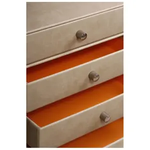 Opbergdoos met 4 lades van Italiaans kunstleer Rhodia Rhodia image-2