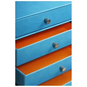 Opbergdoos met 4 lades van Italiaans kunstleer Rhodia Rhodia image-2