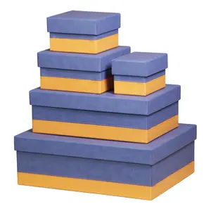Italian faux leather nesting boxes Rhodia Rhodiarama (x5) image-0