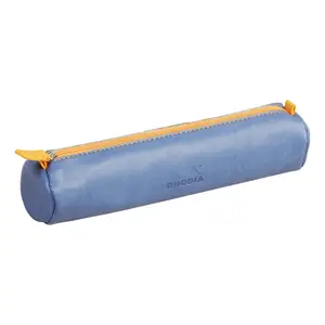 Trousse ronde simili cuir italien Rhodia image-0