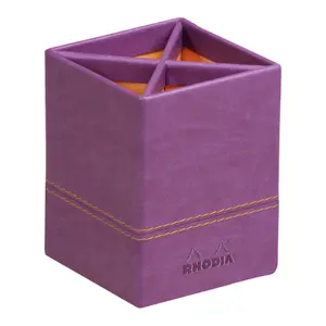 Stiftbehälter aus italienischem Kunstleder Rhodia image-0