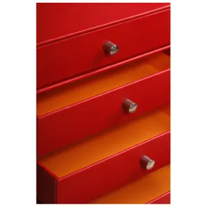 Opbergdoos met 4 lades van Italiaans kunstleer Rhodia Rhodia image-2