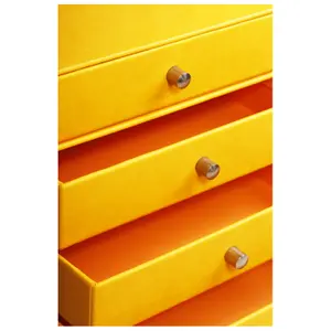 Opbergdoos met 4 lades van Italiaans kunstleer Rhodia Rhodia image-2