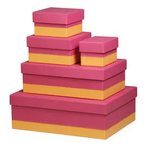 Italian faux leather nesting boxes Rhodia Rhodiarama (x5) image-0