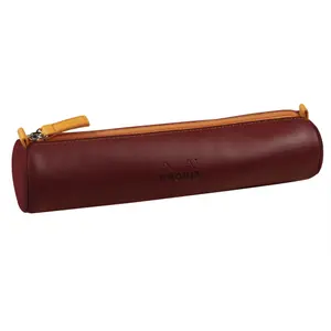 Trousse ronde simili cuir italien Rhodia image-0