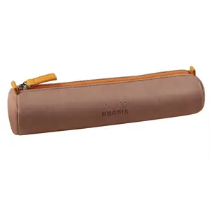 Ronde tas van Italiaans kunstleer Rhodia image-0