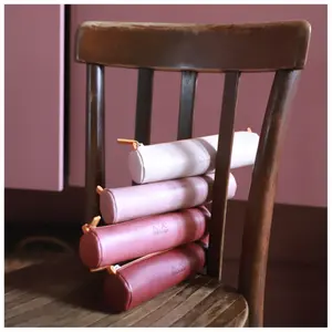 Trousse ronde simili cuir italien Rhodia image-1