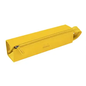 Trousse plumier simili cuir italien Rhodia Rhodia image-0