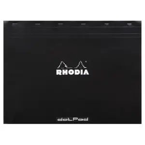 Tűzött jegyzetfüzet 80 lapos Rhodia DotPad image-0