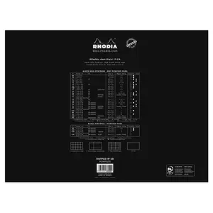Tűzött jegyzetfüzet 80 lapos Rhodia DotPad image-1