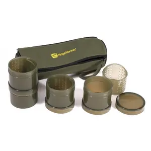 Trousse de rangement Ridge Monkey Modular Hookbait Pots image-0