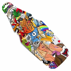 Rear mudguards Riesel Design RIT:ZE L stickerbomb eyecatcher