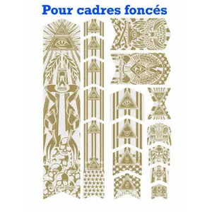 Kit de láminas de protección del marco Riesel Design Frame:Guard Illuminati image-0