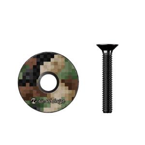 Bike headset cap Riesel Design CAP pixel camo image-0