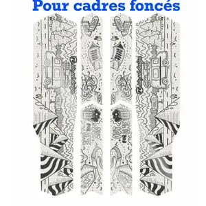 Protective film kit for bases and shrouds Riesel Design Chain:Tape 3000 Vanlife image-0