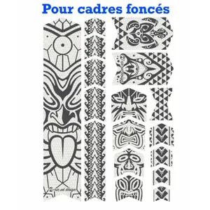 Kit film de protection cadre Riesel Design Frame:Tape 3000 Maori