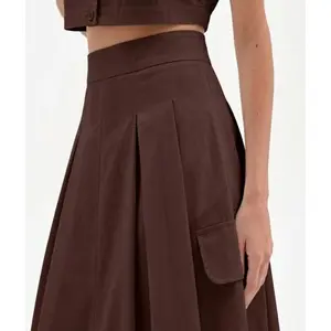 Women’s Pleated Parachute Fabric Skirt Rinascimento image-1