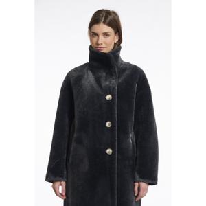 Women’s high-collar coat Rino & Pelle Cilou image-1