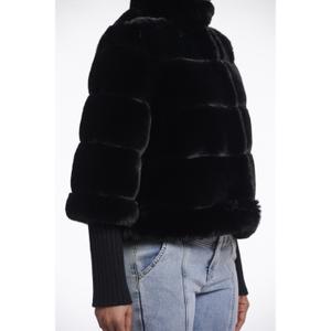 Dames nepbontjas met hoge kraag Rino & Pelle Feline image-1