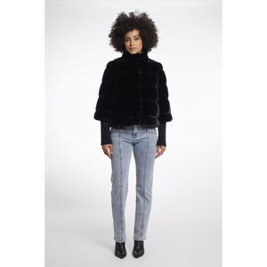 Dames nepbontjas met hoge kraag Rino & Pelle Feline image-3