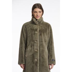Manteau en fausse fourrure à simple boutonnage femme Rino & Pelle Nonna image-1