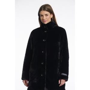 Manteau en fausse fourrure à simple boutonnage femme Rino & Pelle Nonna image-1