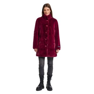 Manteau en fausse fourrure à simple boutonnage femme Rino & Pelle Nonna image-0