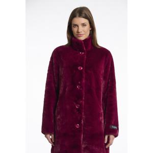 Manteau en fausse fourrure à simple boutonnage femme Rino & Pelle Nonna image-1