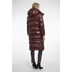 Long padded coat with removable hood for women Rino & Pelle Davino image-1