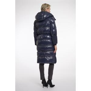 Long padded coat with removable hood for women Rino & Pelle Davino image-1