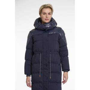 Long padded coat with removable hood for women Rino & Pelle Davino image-2