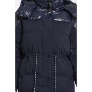 Long padded coat with removable hood for women Rino & Pelle Davino image-3