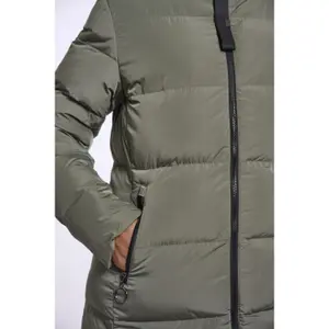 Women's long hooded down jacket Rino & Pelle Jade image-2