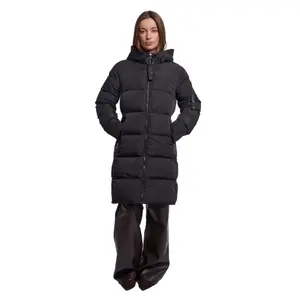 Women's long hooded down jacket Rino & Pelle Jade image-0