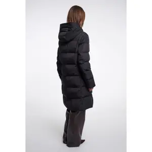 Women's long hooded down jacket Rino & Pelle Jade image-2